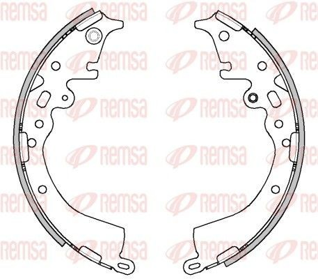 044950K130 Toyota Sapatas do freio traseiras de tambor
