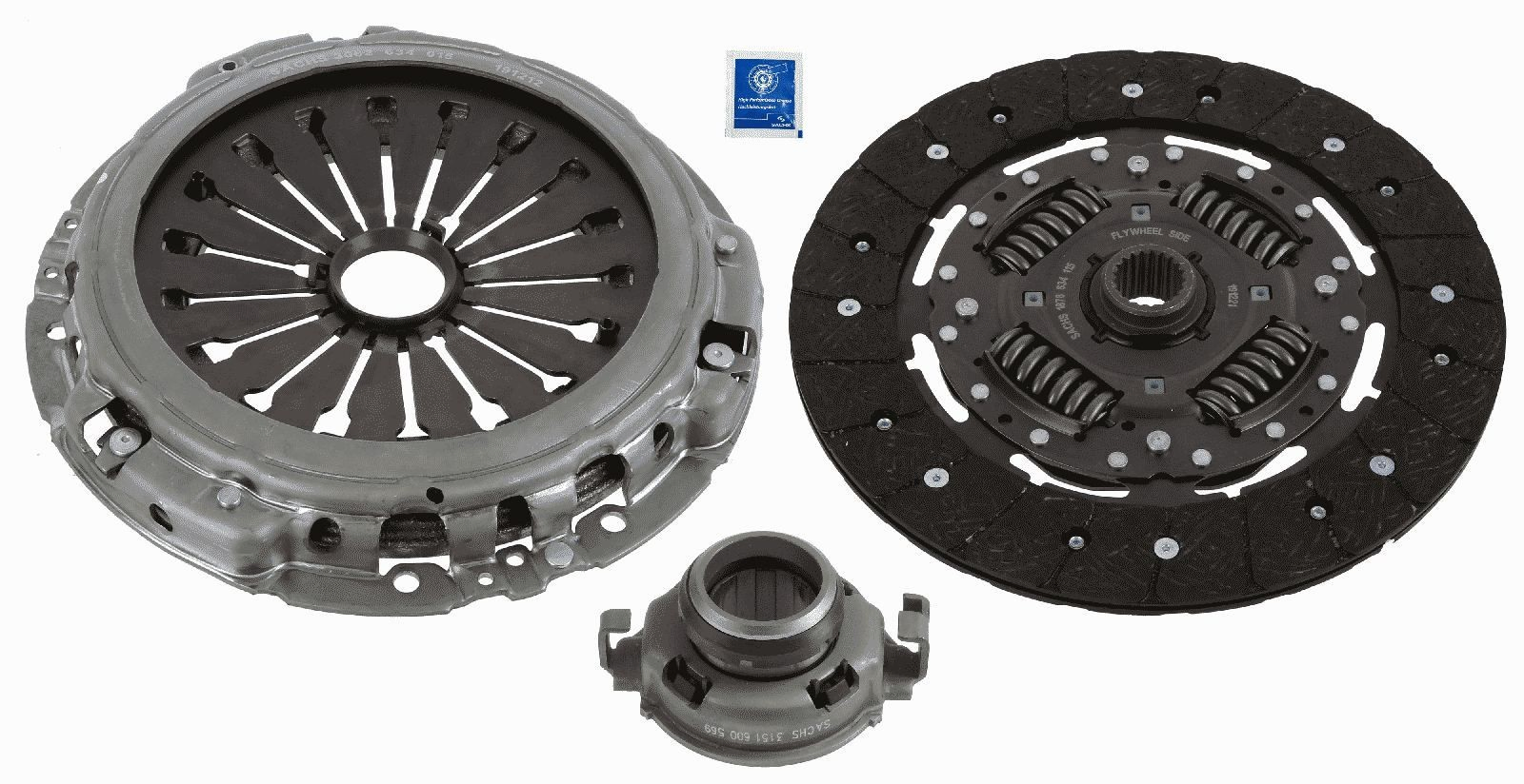 3000951615 Sachs Kit de embraiagem (3 peças)