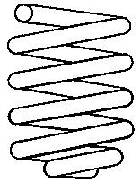  Mola traseira Volkswagen Polo III carrinha (6KV5) (1997 - 2001) III