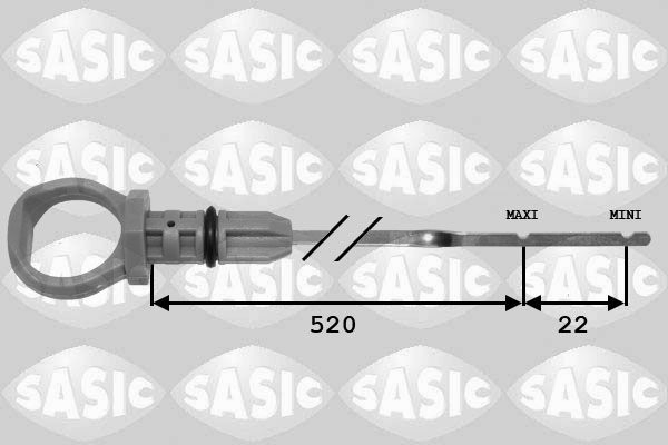 1940002 Sasic Sonda (indicador) do nível de óleo no motor