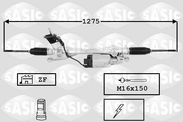 Cremalheira da direção para Skoda Octavia III A7 5E5, 5E6