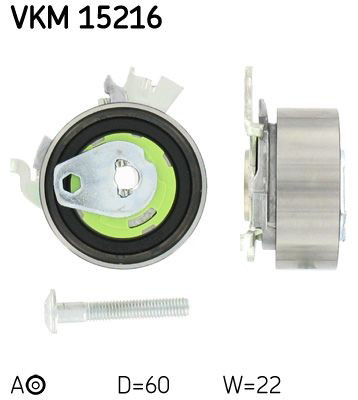 VKM15216 SKF Reguladora de tensão da correia do mecanismo de distribuição de gás