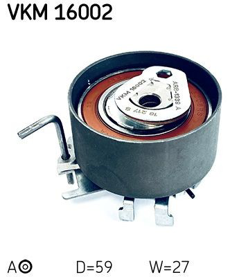 VKM16002 SKF Rolo de reguladora de tensão da correia do mecanismo de distribuição de gás