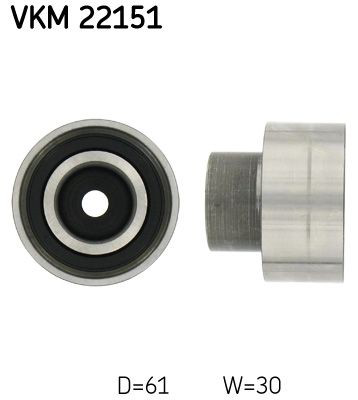 VKM22151 SKF Rolo parasita da correia do mecanismo de distribuição de gás