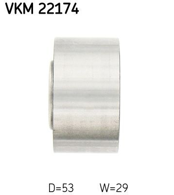 Rolo parasita da correia do mecanismo de distribuição de gás SKF VKM22174