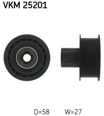 VKM25201 SKF Rolo parasita da correia do mecanismo de distribuição de gás