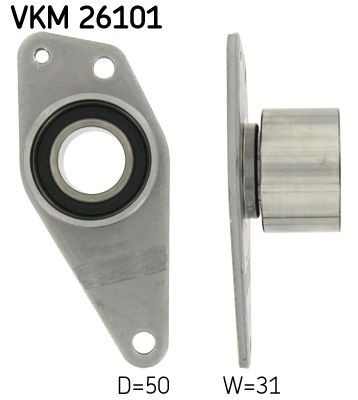VKM26101 SKF Rolo parasita da correia do mecanismo de distribuição de gás