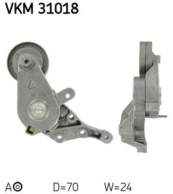 VKM31018 SKF Reguladora de tensão da correia de transmissão