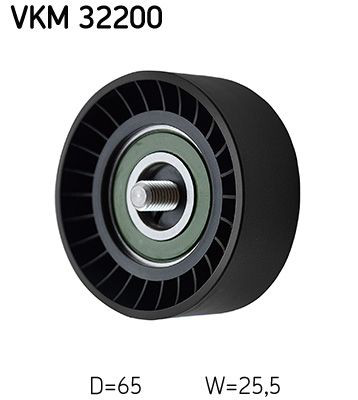 Rolo parasita da correia de transmissão VKM32200 SKF