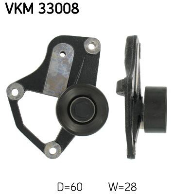 VKM33008 SKF Rolo parasita da correia de transmissão