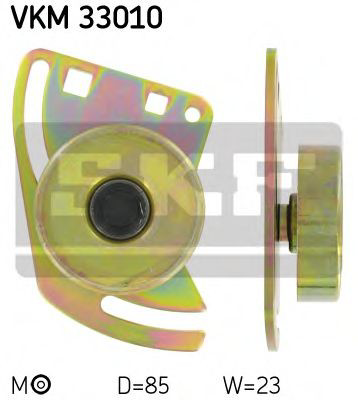 VKM33010 SKF Rolo de reguladora de tensão da correia de transmissão