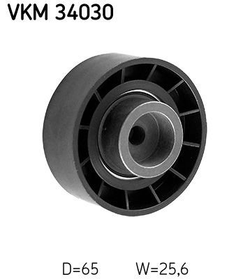 Rolo parasita da correia de transmissão VKM34030 SKF
