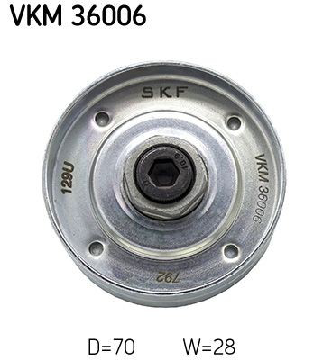 Rolo de reguladora de tensão da correia de transmissão SKF VKM36006 preço, a partir de 27,26 USD