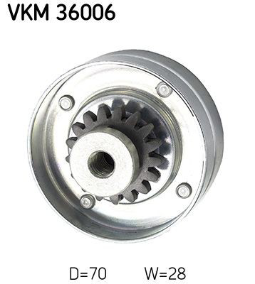 Compre VKM36006 SKF Rolo de reguladora de tensão da correia de transmissão