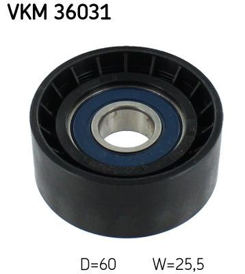 Rolo parasita da correia de transmissão VKM36031 SKF