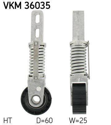 VKM36035 SKF Reguladora de tensão da correia de transmissão