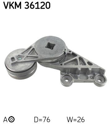 Reguladora de tensão da correia de transmissão SKF VKM36120 preço, a partir de 54,55 USD