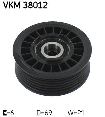 VKM38012 SKF Rolo parasita da correia de transmissão