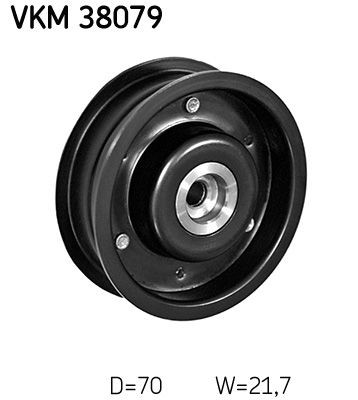 VKM38079 SKF Rolo parasita da correia de transmissão