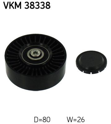 VKM38338 SKF Rolo parasita da correia de transmissão