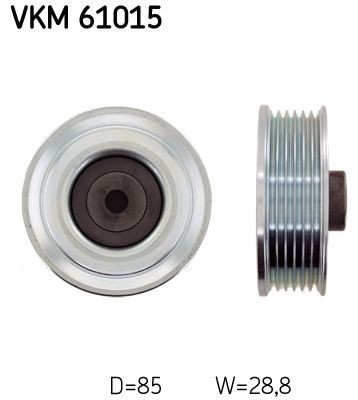 Rolo parasita da correia de transmissão SKF VKM61015