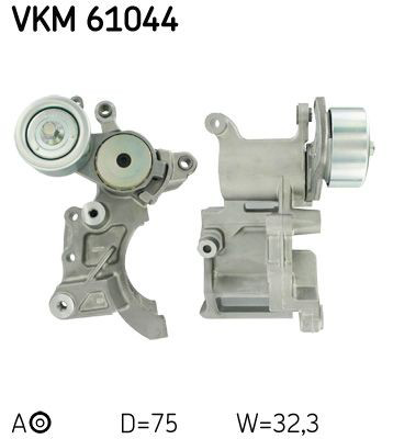 VKM61044 SKF Reguladora de tensão da correia de transmissão