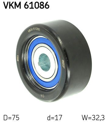 Rolo de reguladora de tensão da correia de transmissão SKF VKM61086 preço, a partir de 44,52 USD