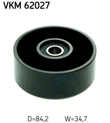 Rolo parasita da correia de transmissão SKF VKM62027