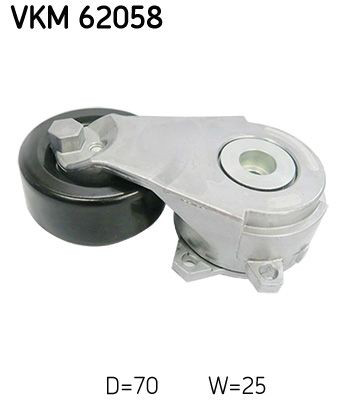 Compre VKM62058 SKF Reguladora de tensão da correia de transmissão