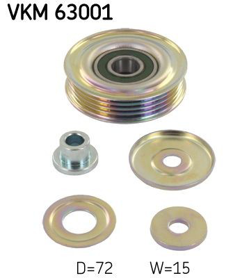 Rolo de reguladora de tensão da correia de transmissão SKF VKM63001 preço, a partir de 31,90 USD