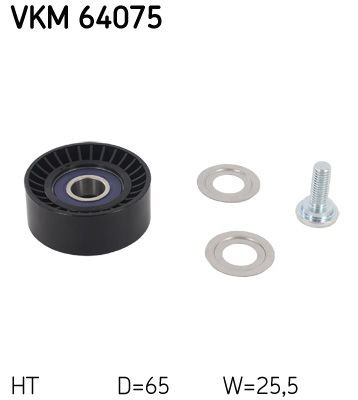 VKM64075 SKF Rolo de reguladora de tensão da correia de transmissão