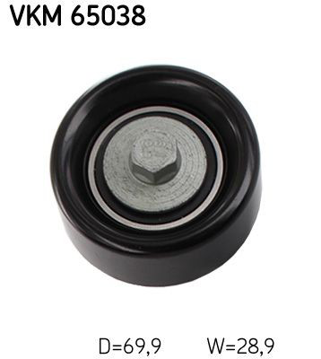 Compre VKM65038 SKF Rolo parasita da correia de transmissão