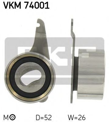 VKM74001 SKF Rolo de reguladora de tensão da correia do mecanismo de distribuição de gás