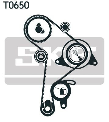 Correia do mecanismo de distribuição de gás, kit SKF VKMA01014