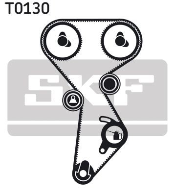VKMA02242 SKF Correia do mecanismo de distribuição de gás, kit