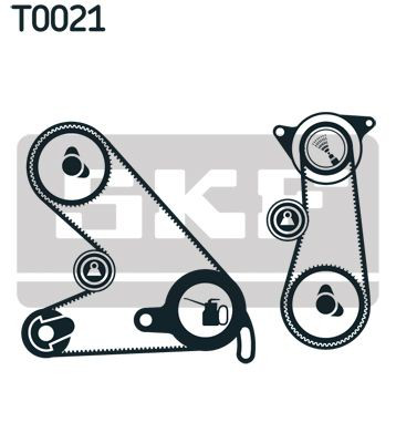 VKMA03050 SKF Correia do mecanismo de distribuição de gás, kit