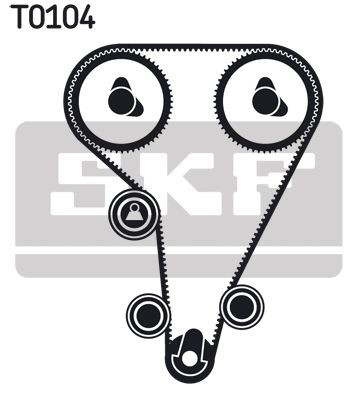 Compre VKMA04212 SKF Correia do mecanismo de distribuição de gás, kit