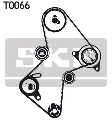 Correia do mecanismo de distribuição de gás, kit SKF VKMA06111