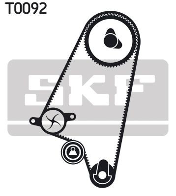 Compre VKMA90001 SKF Correia do mecanismo de distribuição de gás, kit