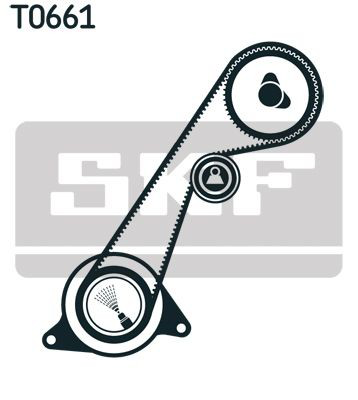 Correia do mecanismo de distribuição de gás, kit VKMA94616 SKF
