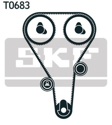Correia do mecanismo de distribuição de gás, kit SKF VKMA94624 preço, a partir de 108,89 USD