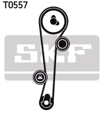VKMA95632 SKF Correia do mecanismo de distribuição de gás, kit