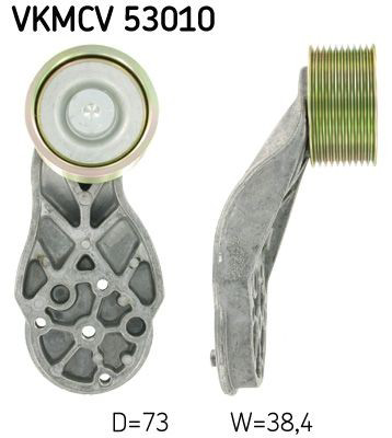 VKMCV53010 SKF Rolo parasita da correia de transmissão