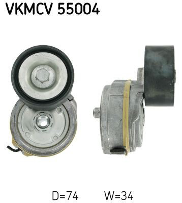 VKMCV55004 SKF Reguladora de tensão da correia de transmissão
