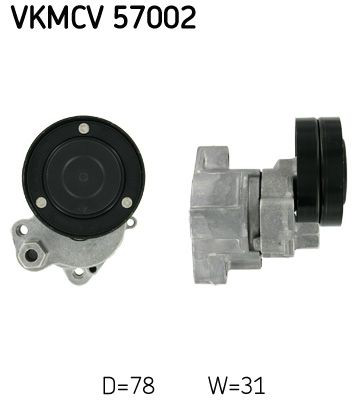 VKMCV57002 SKF Reguladora de tensão da correia de transmissão