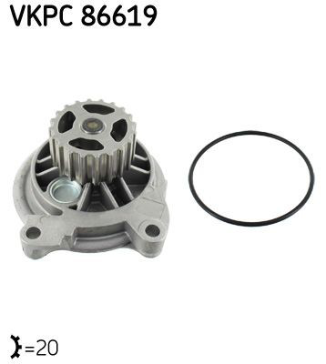 Bomba de água (bomba) de esfriamento VKPC86619 SKF