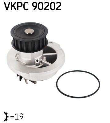 Bomba de água (bomba) de esfriamento SKF VKPC90202
