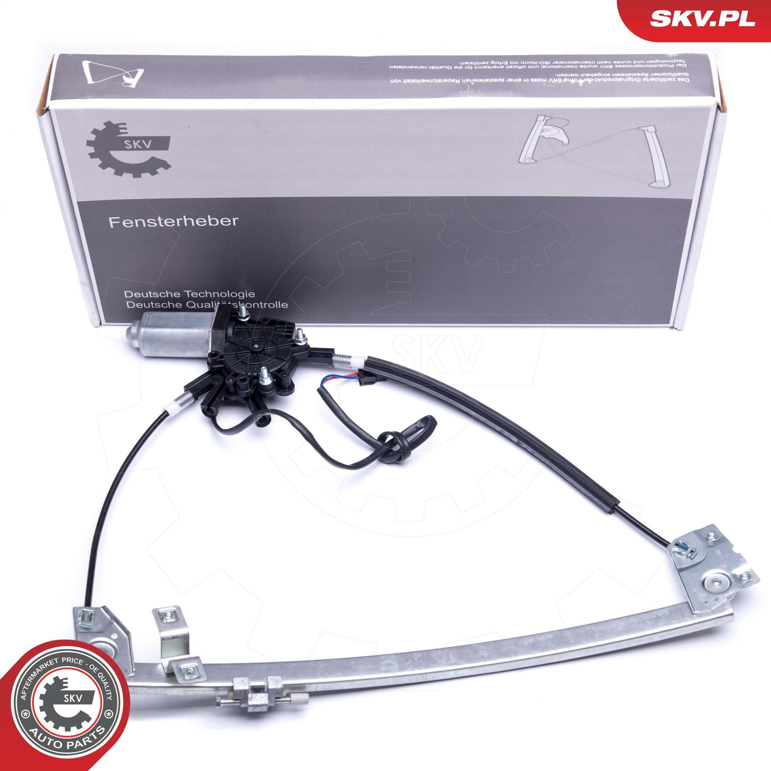 Mecanismo de acionamento de vidro da porta dianteira direita Audi 100 C3 44, 44Q