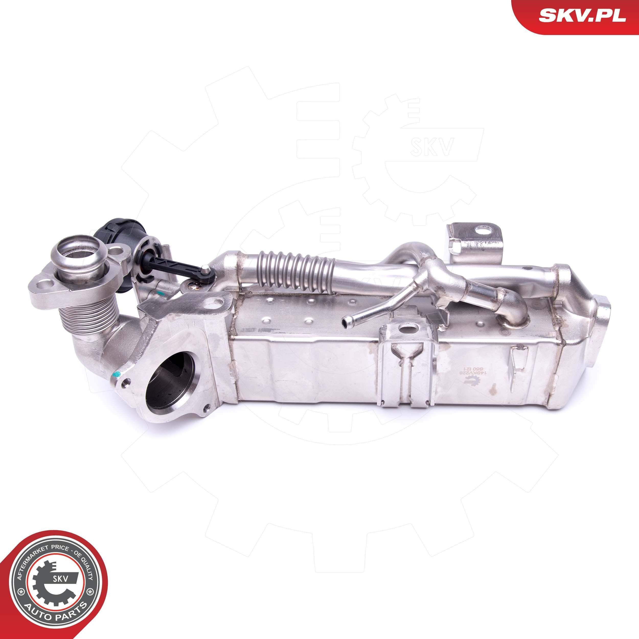 Radiador do sistema EGR de recirculação dos gases de escape 14SKV228 SKV