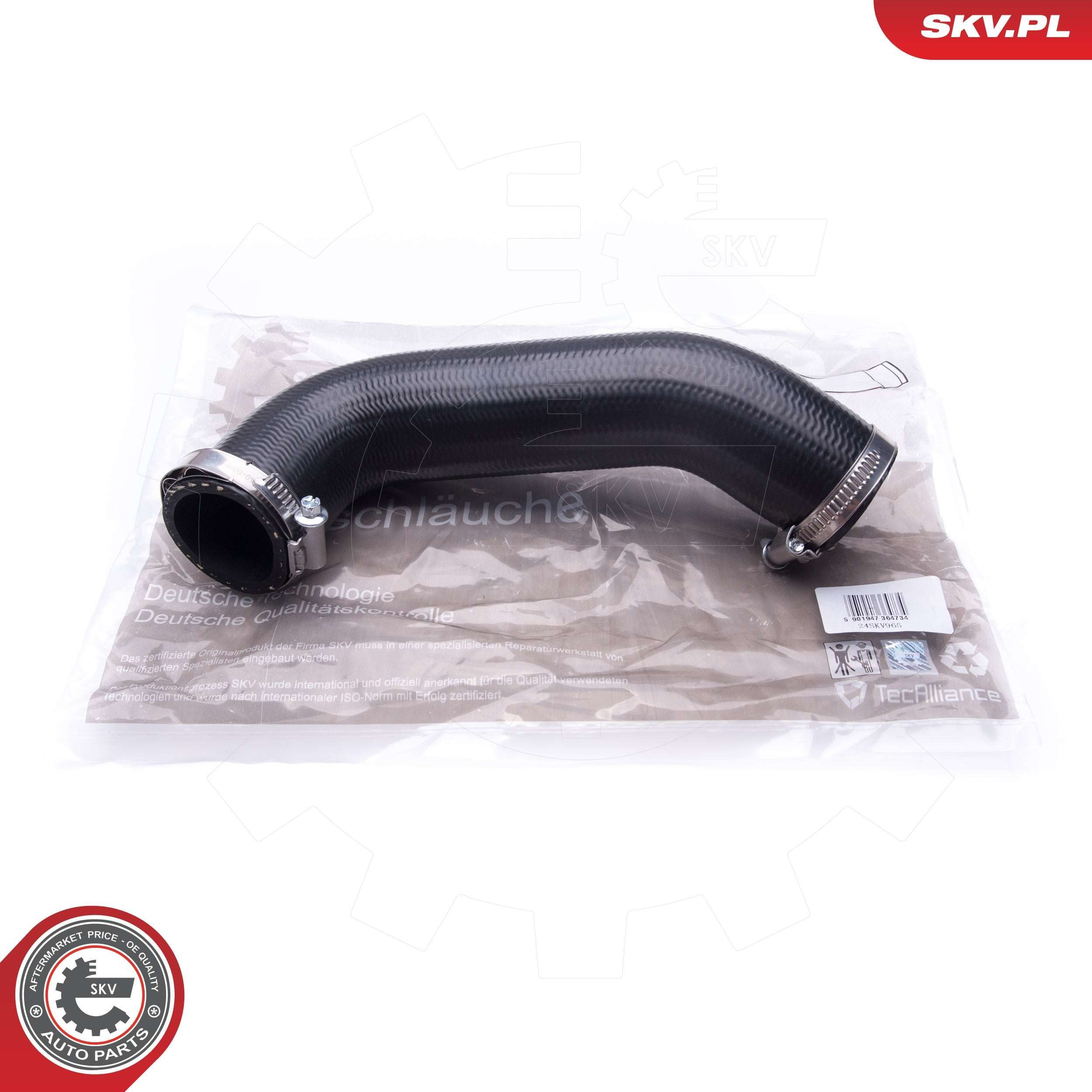 Mangueira (cano derivado) de intercooler 24SKV965 SKV